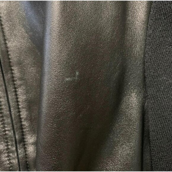 Doncaster 100% Leather & Wool Gold Detail Luxury Jacket S - Picture 9 of 11